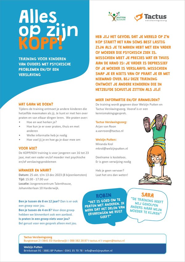 000flyer HarderwijkTactus_Alles-op-zijn-KOPP_16-23jr